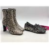 Image 1 : Group of 2 women shoes from the superhero show - includes "Marco Fisher" Loafers (Size: 8M) & "Wishb