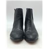 Image 2 : "Steve Madden" - Women's black leather heel boots (Size: 10M)