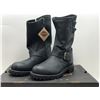 Image 2 : "Harley Davidson" - Black leather men's motorcycle boots (Size: 10) - Brand new in box