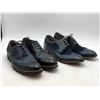 Image 1 : Group of 2 Men's dress shoes - includes "Sweeney" blue shoes (Size: 13)