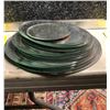 Image 1 : Large Group of Figurine Oval Mirror Bases - assorted sizes - approx. 13 pcs