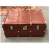 Image 1 : Large vintage chest & 2 Suitcases - approx. 27 1/2in x 19in