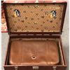 Image 2 : Large vintage chest & 2 Suitcases - approx. 27 1/2in x 19in