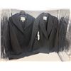 Image 1 : "Wilfred" - Women's black blazer & Virgin wool & Cashmere trench coat - Size: XS