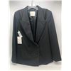 Image 2 : "Wilfred" - Women's black blazer & Virgin wool & Cashmere trench coat - Size: XS