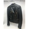 Image 2 : Group of 2 women's leather jacket/coat - includes "Avec Les Filles" Black Leather coat & "Zara" leat