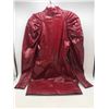 Image 1 : "Rotate Birger Christensen" - Red Kim Reptile -look puff- sleeve dress - Size: 6 - Retails: $430