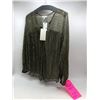 Image 2 : Group of 2 women's designer tops - includes "Joie" sheer metallic blouse (Size: S - brand new w/tag)