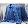 Image 1 : "Vince Camuto" - Group of 5 men's slim fit blue shirts - Collar Sizes: 16/16/16 1/2/17/17