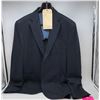Image 1 : "Massimo Dutti" - Blue texture men's sport coat/blazer - Size: 46