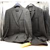 Image 1 : "Banana Republic" - Trench coat (Size: XL) & "Blu Martini" 2 pc suit w/coat & pants (size: 44)