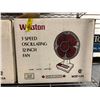 Image 2 : Group of 2 Wesston 3 speed oscillating 12 inch fans