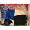 Image 2 : Retro style hard cover suitcase w/women's clothing - including sweaters/shirts etc.