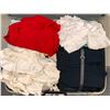 Image 2 : Retro style hard cover suitcase w/women's clothing - including sweaters/shirts/ladies underwear etc.