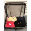 Image 1 : Retro style hard cover suitcase w/women's clothing - including sweaters/shirts w/tags/ Polo by Ralph