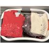 Image 2 : Box lot of movie set/estate wardrobe - includes cardigans/wool sweaters etc - assorted sizes