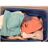 Image 2 : Box lot of movie set/estate wardrobe - includes T-shirts (brand new w/tag)/sweaters (Brand new w/tag