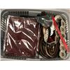 Image 2 : 2 Boxes lot of movie set/estate wardrobe - includes brand new shirts/belts/women's tops etc - assort