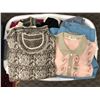 Image 2 : 2 Boxes of movie set/estate wardrobe - includes sweaters/cardigans/Polo neck shirts etc - assorted s