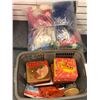 Image 1 : Large group of sewing materials - includes sewing kits/buttons/yarn etc