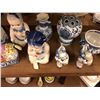 Image 3 : Shelf lot of misc. décor from the estate - assorted sizes - approx. 11pcs
