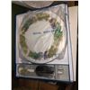 Image 3 : Shelf lot of misc. - includes "Royal Worcester" Cake plate & knife/Large bird coasters & 4 Wedgewood