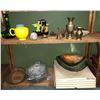 Image 1 : Large group of misc. - includes serving plates/decors/big stainless steel bowl etc.