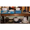 Image 1 : Large group of kitchenware - includes serving plates/bowls/corining ware etc.