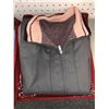 Image 2 : "KN+C - Cashmere" - Group of 2 Ladies Mock-Neck Zipper Cardigans - Size: XL