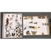 Image 1 : Group of misc. pins - includes crystal pins - assorted sizes