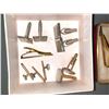 Image 8 : Large group of men's accessories - includes 3 2pc cufflinks set w/tie pins etc.