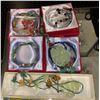 Image 1 : Group of 5 handmade jewelry - looks like Jade