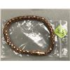 Image 2 : Group of 3 sterling silver jewelry - includes 2 bracelets (925 stamped) & 1 sterling silver chain (9