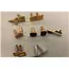 Image 1 : Group of 6 gold cufflinks - all stamped