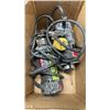 Image 2 : 2 BOXES OF SCREWDRIVERS, HAND TOOLS, ROTOZIPS AND CAMP STOVE