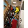Image 2 : BOX OF TOOLS, CHISELS, PLANERS, BRUSHES