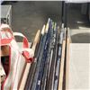 Image 2 : LADDERBALL GO GATER AND BUNDLE OF STREET HOCKEY STICKS AS FOUND
