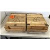 Image 1 : 2 WOODEN AMMO BOXES