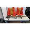 Image 1 : CAMP STOVE, FISHING RODS, LIFE JACKETS