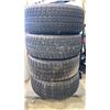 Image 2 : SET OF 4 BRIDGESTONE BLIZZAK 235/50R19 INCH TIRES