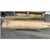 Image 2 : LOT OF APPROX 44 X 6 INCH FIR PLANKS AND COMMERCIAL VEHICLE SERVICE TIRE BLOCK