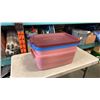 Image 1 : 3 TOTES WITH LIDS