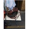 Image 1 : COILS OF AIR LINES AND AND LARGE ELECTRICAL CABLE