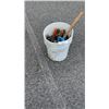 Image 1 : BUCKET OF LARGE SCREWDRIVERS, HAMMER AND MORE