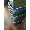 Image 2 : 10 STORAGE TOTES WITH LIDS