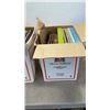 Image 2 : 3 BOXES OF RECORDS, HOLLYWOOD ROMANCE VIDEOS AND READING MATERIAL