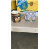Image 2 : 2 BOXES OF CHINA, FRUIT THEMED SERVING PIECE SET, HOUSE TEAPOTS, ETC