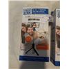 Image 2 : 2 SELFIE STICK 2-IN-1 TRIPOD SELFIE STIK WITH LED RING LIGHT AND WIRELESS REMOTE - TESTED WORKING
