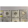 Image 2 : 7 CANADIAN 1967 CENTENNIAL DIMES MINT SILVER