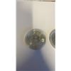 Image 2 : 2 SILVER PLATED TOKENS - NOVELTY BITCOIN